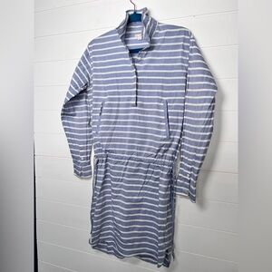 GAP Blue and White Striped Dress